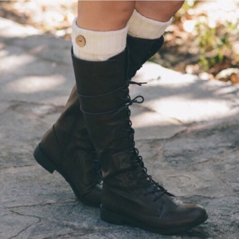 Cable Knit Boot Sock Warmers